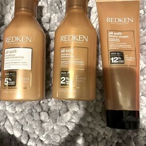 Redken All Soft Set- shampoo, conditioner and mask